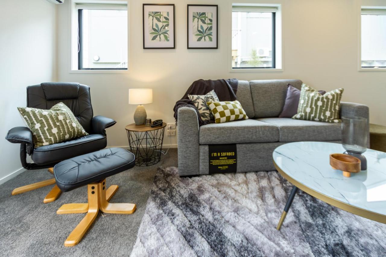 Peaceful Park View Townhouse 2 Bed W/Carpark Apartment Christchurch Luaran gambar
